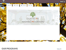 Tablet Screenshot of guayacan.org